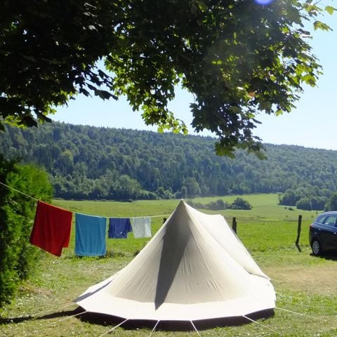 Kampeerplaats - Standplaats voor tent of caravan (inclusief 1 auto) zonder elektriciteit