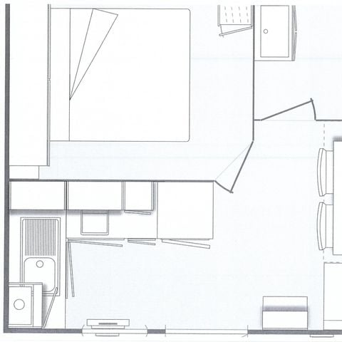 Mobile home 2 persons - 1 bedroom CLASSIC range