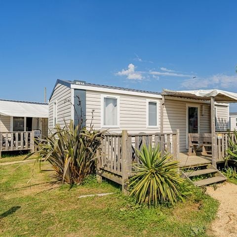 Stacaravan 6 personen - Mobile-home | Comfort | 3 Slaapkamers | 6 Pers. | Verhoogd terras | Airconditioning