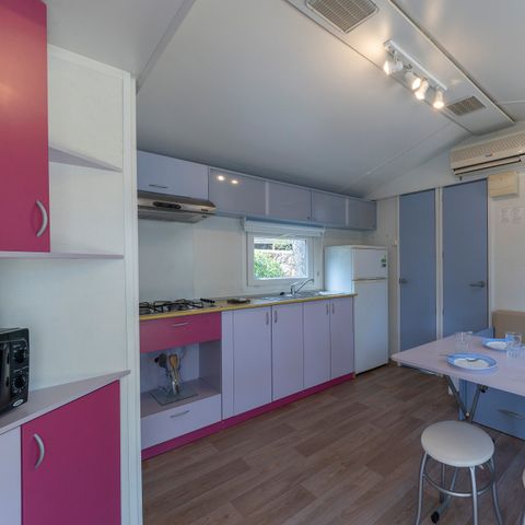 Stacaravan 6 personen - Klassiek 4/6 zitplaatsen