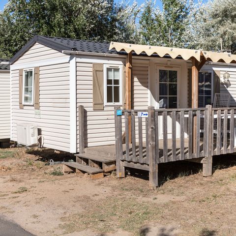 Mobile home 6 persons - Classic | 2 Bedrooms | 4/6 Pers. | Raised terrace | 1 bathroom | Air conditioning