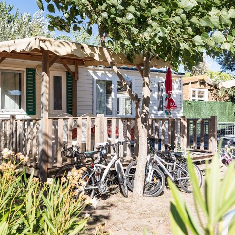 Mobile home 4 persons - Classic | 2 Bedrooms | 4 Pers | Raised terrace | 1 Bathroom | Air conditioning