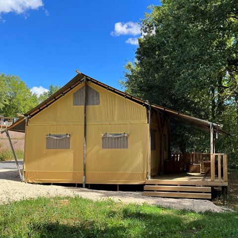 Safarizelt 6 personen - Tendi Lodge-Zelt mit Bad