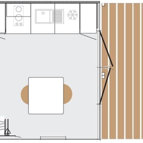 CHALET 2 persone - CHALET climatizzato - 2 persone