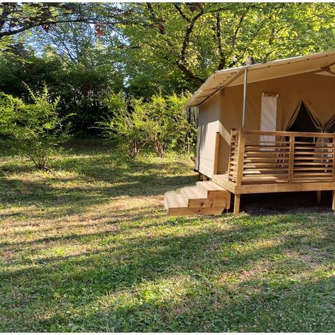 Safarizelt 5 Personen - Lodge NEU 2025 2 Schlafzimmer