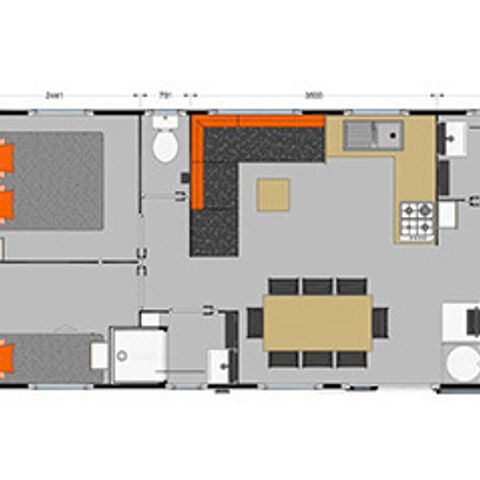 Mobile home 8 persons - Saint Emilion