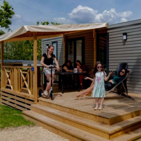 Stacaravan 6 personen - PREMIUM SAUMUR 3bed,6pers(m)