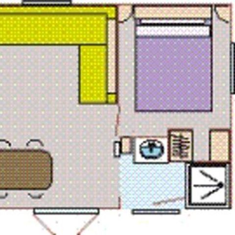 Stacaravan 4 personen - TYPE 1