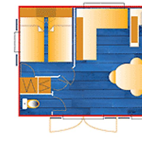 Mobilheim 4 personen - TYP 2