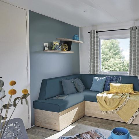 Stacaravan 6 personen - COTTAGE STANDPLAATS PLUS (zondag/zondag)