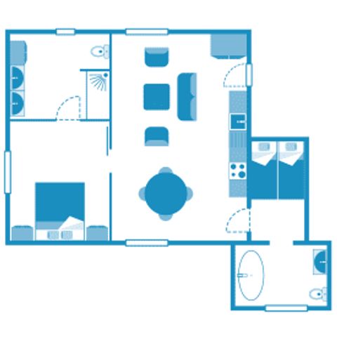Apartement 4 Personen - exklusives Apartment Arty 4p 2Zi