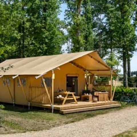 CANVAS AND WOOD TENT 5 people - Lodge 5p 2bed ****