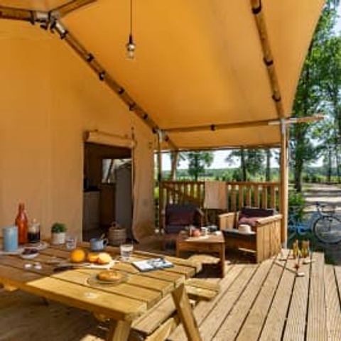 TENTE TOILE ET BOIS 5 personnes - Lodge 5p 2ch ****