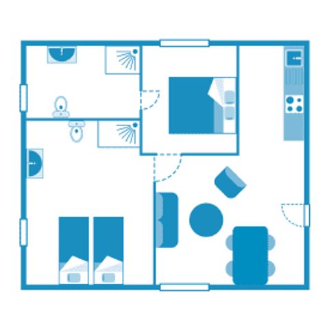 APARTMENT 4 people - Flat Trendy 4p 2ch Prestige