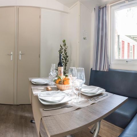 Stacaravan 5 personen - Deluxe