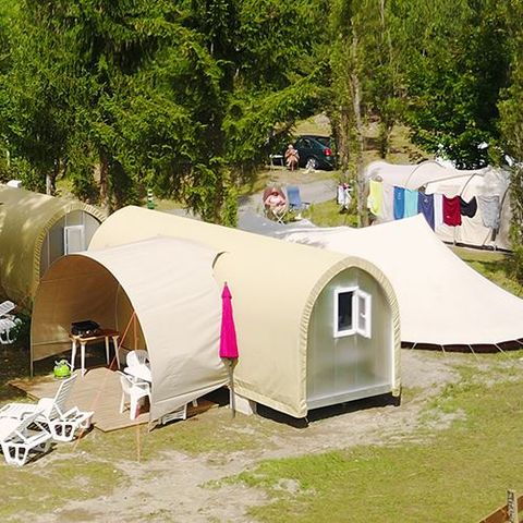 Bungalow de lona 4 personas - Coco Sweet (sin instalaciones sanitarias)