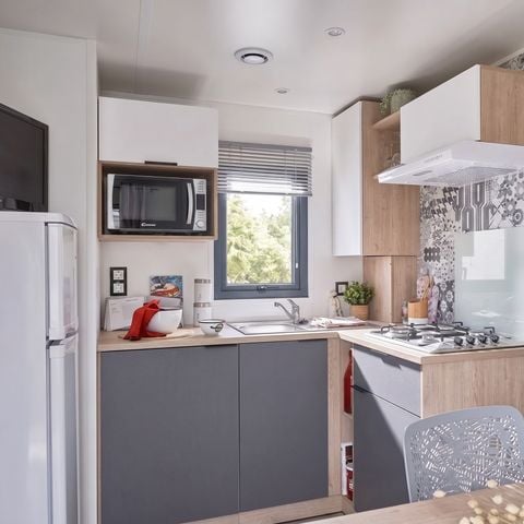 MOBILE HOME 6 people - COMFORT - 3 bedrooms - TV - CLIM - LV