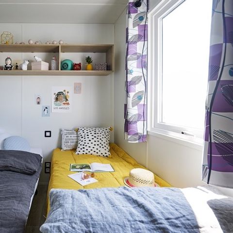 Stacaravan 6 personen - COMFORT - 3 slaapkamers - TV - CLIM - LV