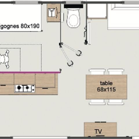 Mobile home 12 persons - Le Coin des Copains - 2 Loggia Bay mobile homes (possibility of renting a PA in addition)