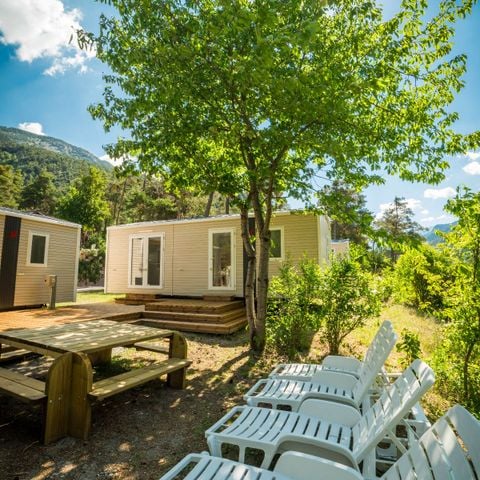 MOBILE HOME 4 people - Mobile home Le coin des copains - price for 4 people, up to 12 possible