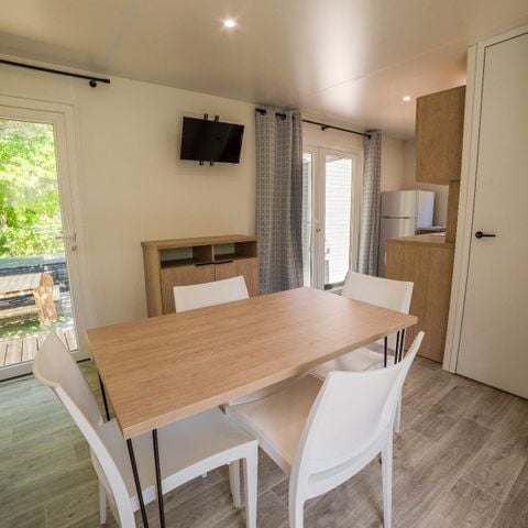 Mobilheim 4 Personen - Mobilheime Le coin des copains - Preis für 4 Personen, möglich bis zu 12