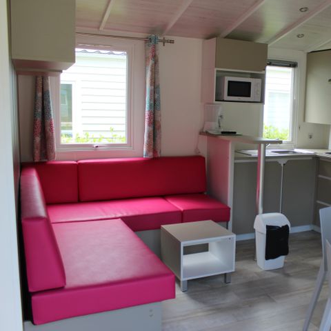 BUNGALOW 4 personnes - Confort 27m² dont terrasse 2 chambres + TV