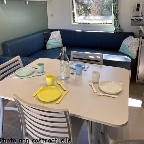 BUNGALOW 6 personnes - Homeflower Premium 3 chambres avec terrasse couverte + Lave Vaisselle