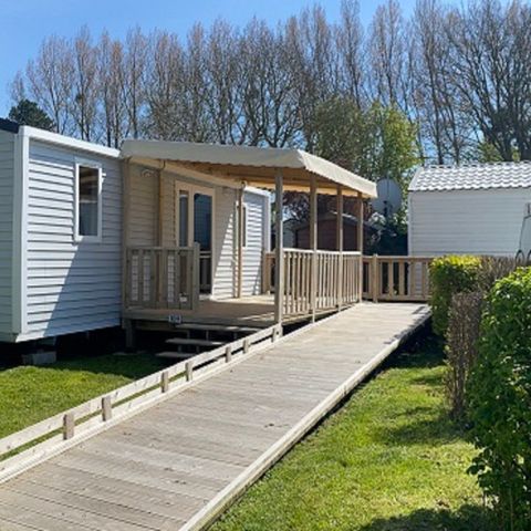 BUNGALOW 4 personnes - Confort 27m² PMR 2 chambres dont terrasse + TV