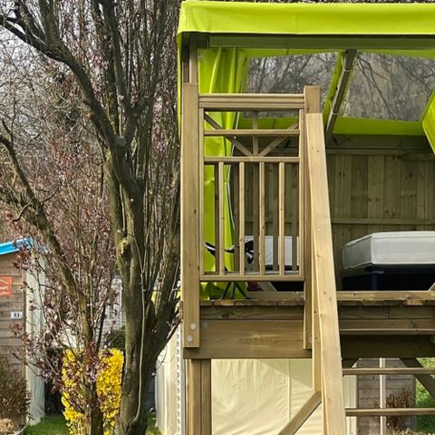 UNIEKE ACCOMMODATIE 2 personen - Camping Etoile 4m² - voor wandelaars en fietsers