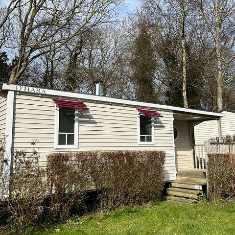 Mobile home 4 persons - 27m² Comfort (2bed-4p) with semi-covered terrace + TV