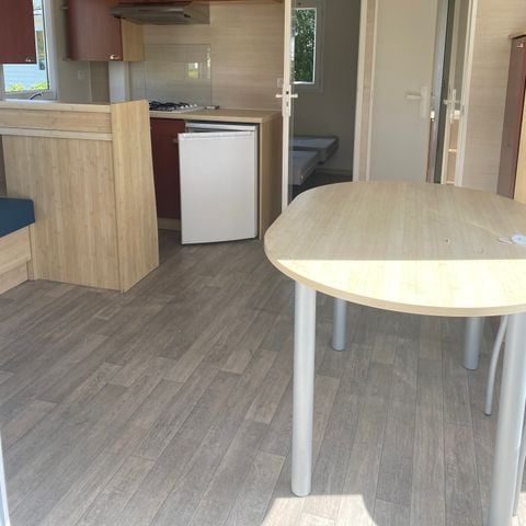 MOBILHOME 4 personas - Estándar 27m² incluida terraza 2 habitaciones + TV