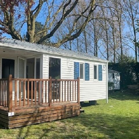 Stacaravan 4 personen - Standaard 27m² inclusief terras 2 slaapkamers + TV