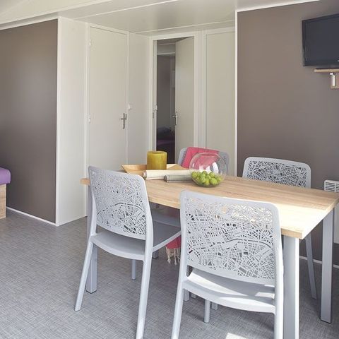 Stacaravan 6 personen - Premium Azure - 3 slaapkamers - TV - PLANCHA
