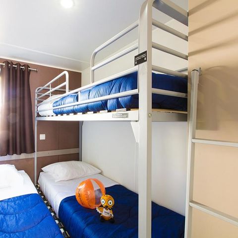 Stacaravan 6 personen - Comfort - 2 slaapkamers - TV