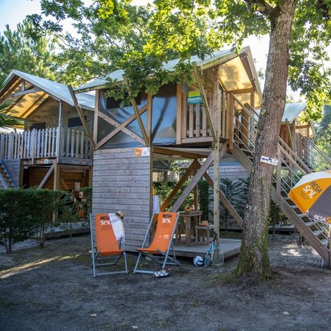 TENT 2 people - LODGE PERCHEE - 1 bedroom (without bathroom)