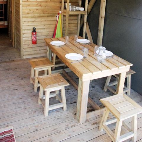 TENT 6 people - ECOLODGE - 3 bedrooms