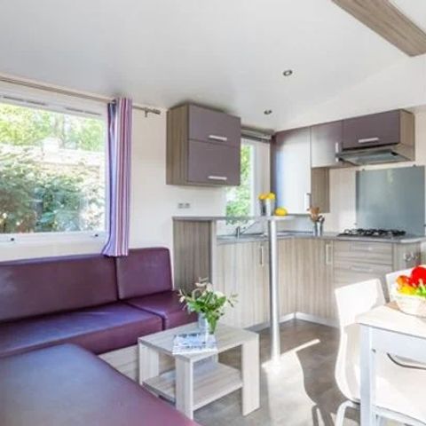 Stacaravan 4 personen - Stacaravan | Comfort | 2 Slaapkamers | 4 Pers. | Overdekt verhoogd terras
