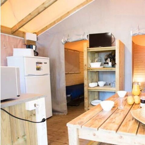 Tent 5 personen - Hut | 2 slaapkamers | 4/5 pers. | TV