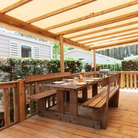 MOBILE HOME 8 people - Mobile-home | Premium Azure | 3 Bedrooms | 6/8 Pers. | Raised terrace | TV