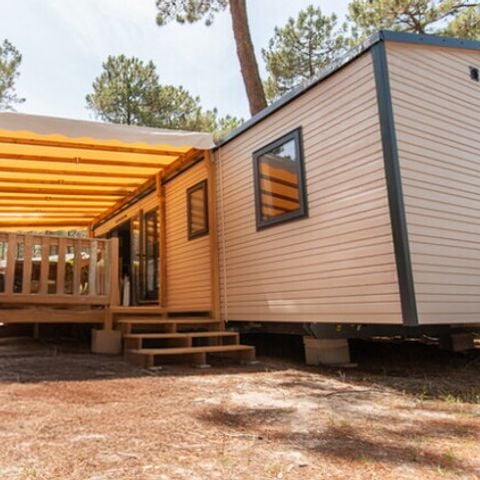 Mobilhome 8 personnes - Mobil-home | Premium Azure | 3 Ch. | 6/8 Pers. | Terrasse surélevée | TV