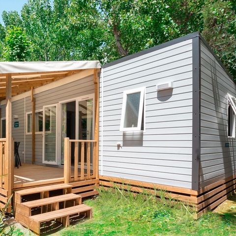 Stacaravan 6 personen - Mobile-home | Premium Azure | 3 slaapkamers | 6 pers. | Verhoogd terras | TV