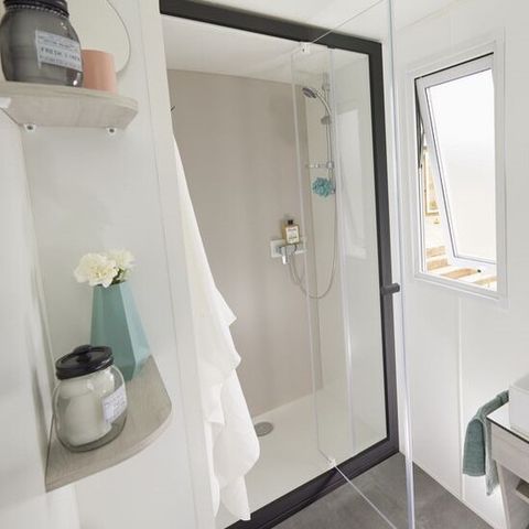 Stacaravan 4 personen - Mobile-home | Premium Azure | 2 slaapkamers | 4 pers. | Verhoogd terras | TV
