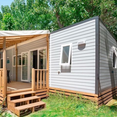 Mobilhome 6 personas - Mobil-home | Premium Azure | 3 Dormitorios | 6 Pers. | Terraza elevada | TV