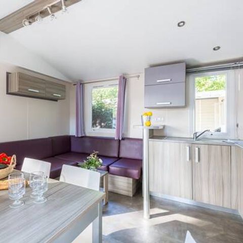 Bungalow 4 personen - Stacaravan | Comfort | 2 Slaapkamers | 4 Pers. | Terras met lift, niet overdekt