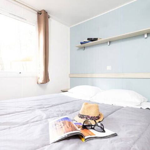 Bungalow 6 personen - Stacaravan | Klassiek | 2 Slaapkamers | 4/6 Pers. | Verhoogd terras | TV