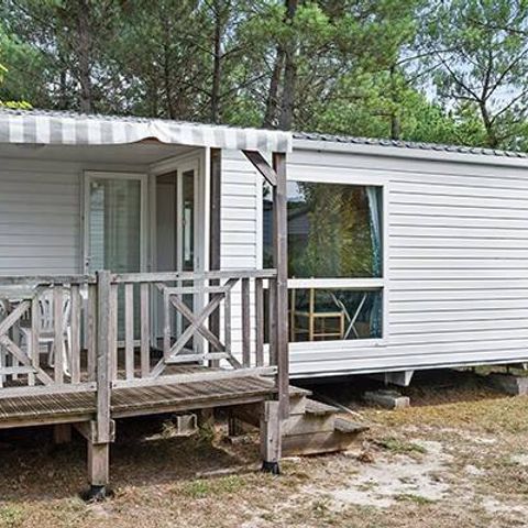 Stacaravan 4 personen - Mobile-home | Comfort | 2 Slaapkamers | 4 Pers. | Single terras | Air-con.