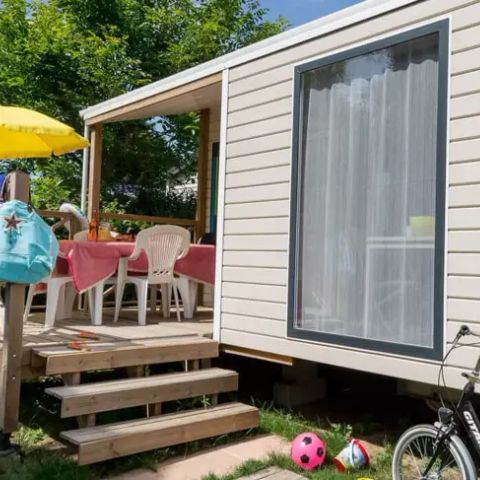 Mobilheim 6 Personen - Mobilheim | Comfort | 2 Zi. | 4/6 Pers. | Einfache Terrasse | Klima | TV