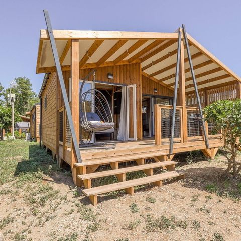 Chalet 6 personen - Ultimate | 3 Slaapkamers | 6 Pers | 1 Badkamer | Airconditioning | TV