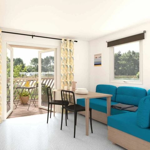 MOBILHOME 6 personnes - Mobil Home Aqua 2ch 4/6pers Terrasse BAY TV