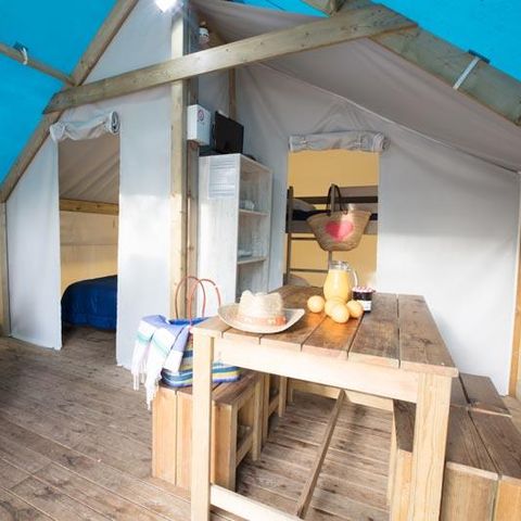 Zelt 4 personen - ECO - 2 Zimmer (ohne Sanitäranlagen)